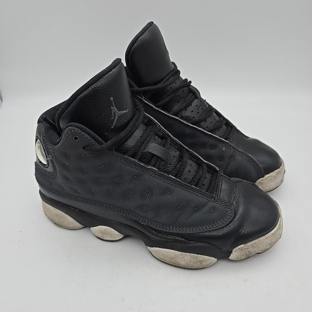 Nike Girls 4Y Air Jordan 13 Retro GS Black Anthracite Hyper Pink 439358-009